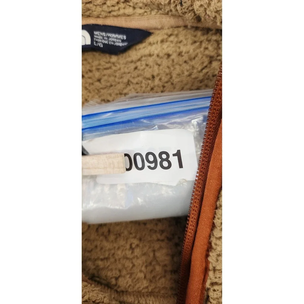 The North Face Campshire Anorak Pullover Brown Sherpa Fleece Gorpcore Size L